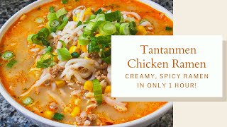 How to make EASY Tantanmen Ramen from Scratch! | Quick and Simple Ramen that DOESNT take hours