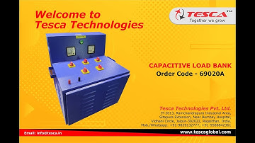Capacitive Load Bank | Types of Electrical Load | Electrical Engineering Experiment || Tesca 69020A