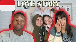 FIRST TIME REACTING TO ELTASYA NATASHA LOVE STORY - Taylor swift Cover By ft. Indah Aqila