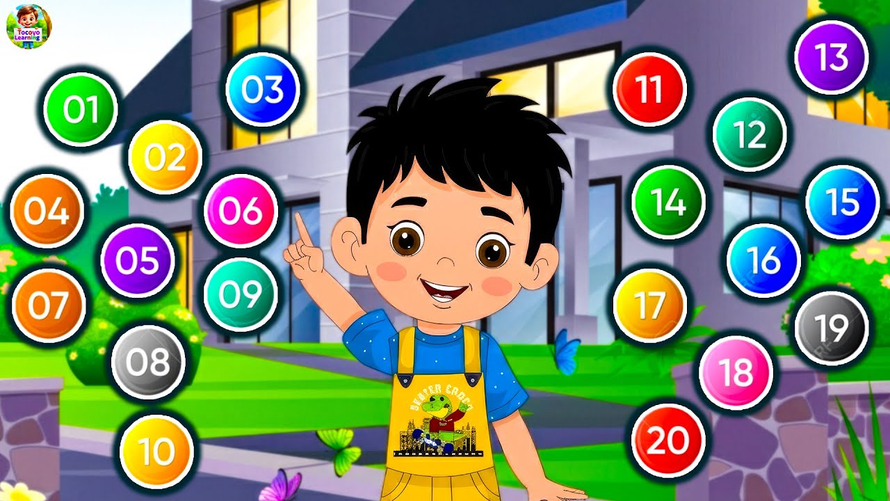 Number song 1-20 |Counting Numbers|tocoyo Learning-Official