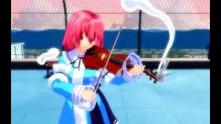 [Mmd] Yuyuko Saigyouji, Konpaku Youmu - Halo (Violin Cover)