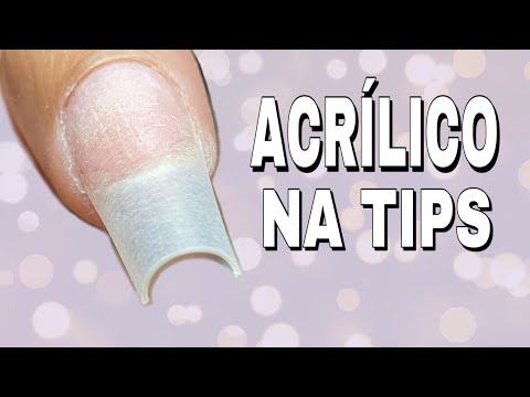 ✅[PASSO A PASSO] Unhas Acrílico na Tips MUITO FÁCIL - Simone Dutra