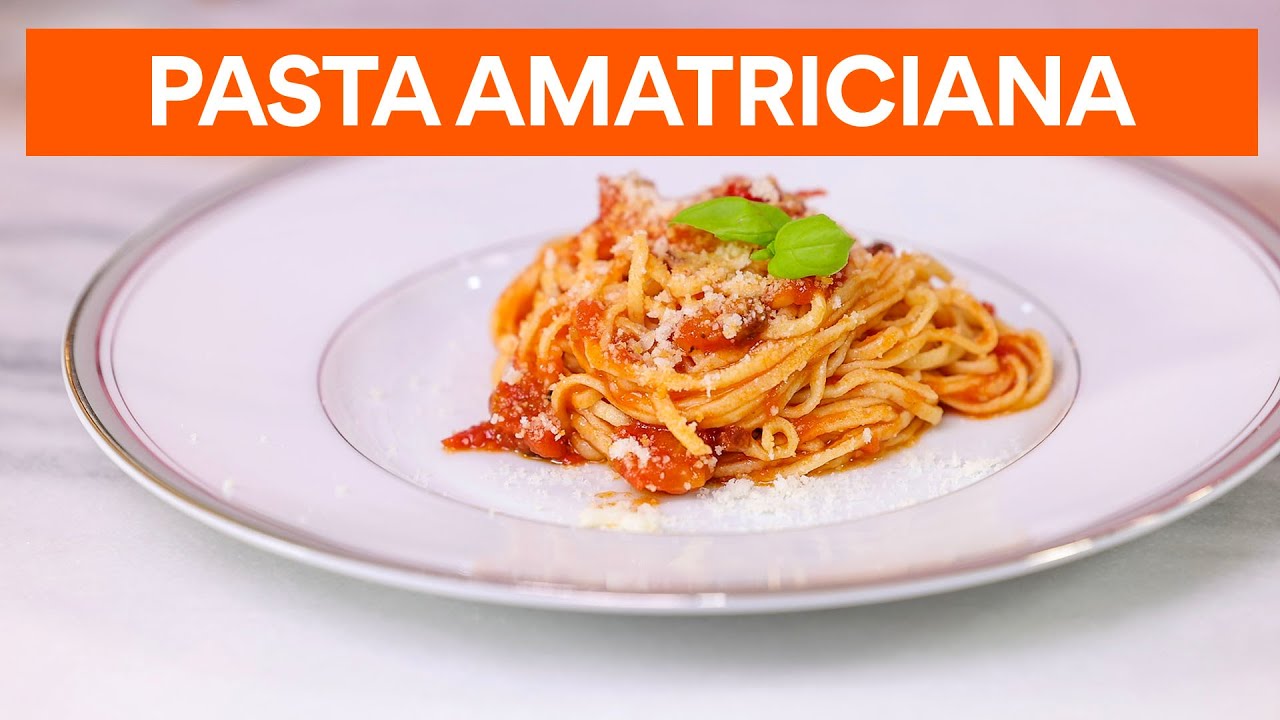 Pasta Amatriciana Italienischer Genuss mit nur 6 Zutaten YouTube