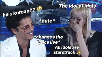 Rosé and Bruno owning MAMA Awards (feat. Aespa, Treasure, Enhypen, Zerobaseone) ✨️😭