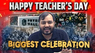 Let's Celebrate TEACHER'S DAY with your PW Teacher's 🙏 Big Surprise 🎁