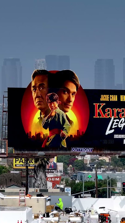 Karate Kid: Legends LA Billboards