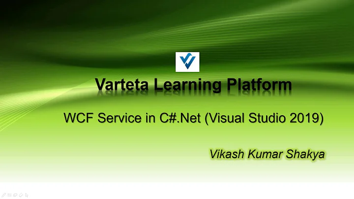 WFC Service Using Visual Studio 2019 in C #