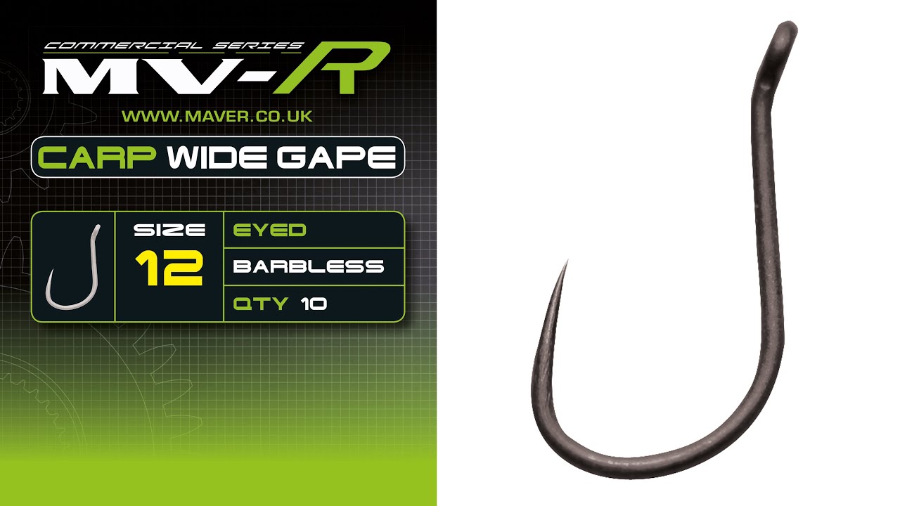 Carp Wide Gape Hooks: Maver Match Fishing TV: