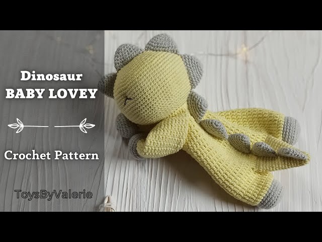 🦖 🧶 how to knot a lovey! Crochet Dino! #amigurumi #crochetting #yarn  #crochetsecrets 