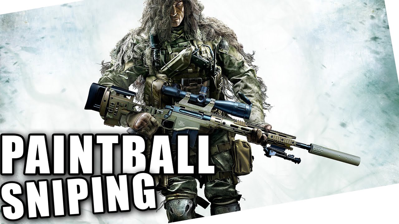 Paintball Sniper Aggressive Noob Play (testing out my gun) High