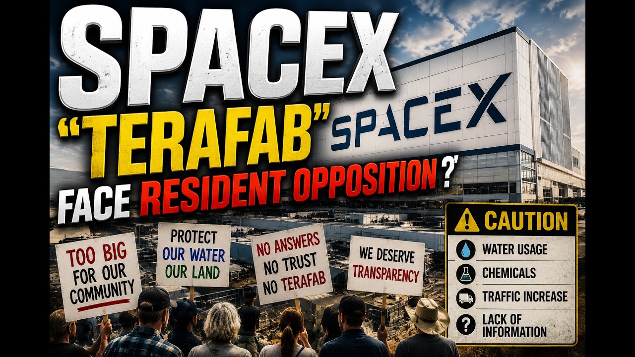 Beginner-Friendly, Semiconductor News.:Why Are Locals Pushing Back Against SpaceX’s “Terafab”?