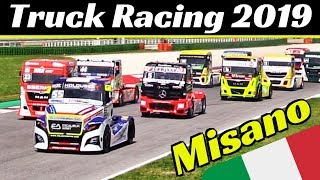 Misano European Truck Championship 2019 Highlights - Truck Accidents, Crashes, Skids & Close Calls!