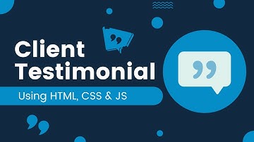 Client Testimonial Carousel in Html, CSS & JS | Responsive Testimonials | SplideJS