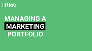 Managing a Marketing Portfolio