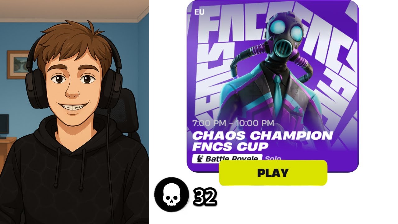FNCS CHAOS CUP Mojimi očami- Podarí sa mi vyhrať SKIN?🔥🤔