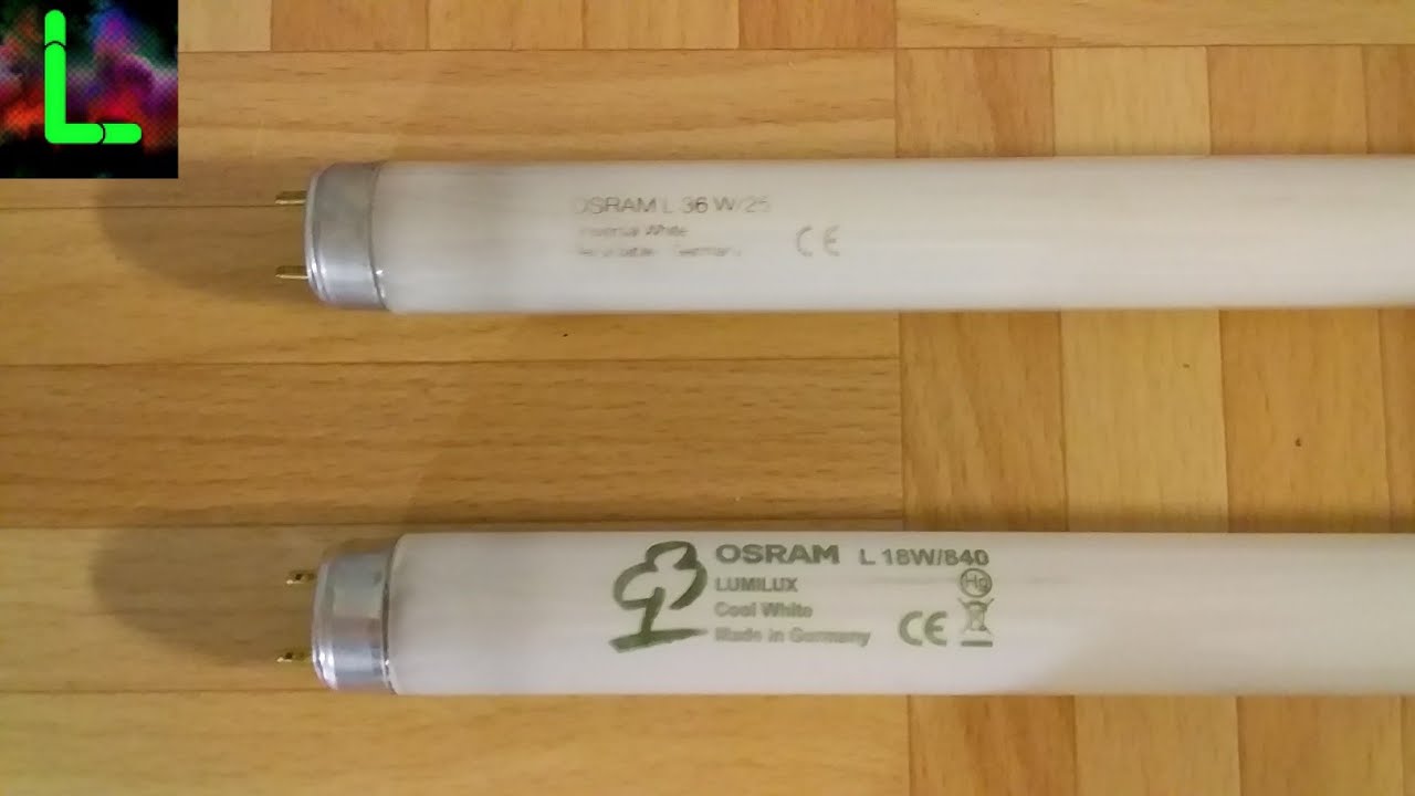 Récupération de tubes fluorescents 31 YouTube