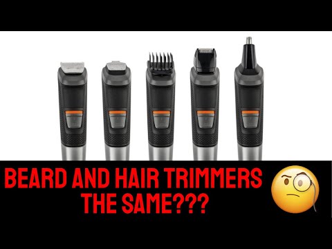 Are Beard Trimmers and Hair Trimmers the Same | Beard Care