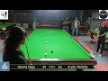 The Q Club Amateur Snooker Ranking Tournament II | Gianna Rego vs Aryan Marbhal