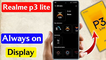 realme p3 lite always on display setting | how to on always on display realme p3 lite |  realme 