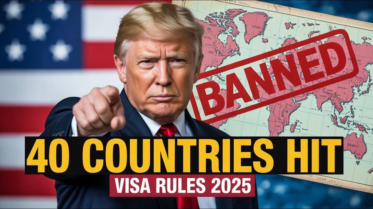 USA Visa Rules 2025: Trump’s Toughest Crackdown – Travel Bans & 40 Countries on the Strict List