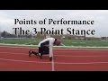 40 Yard Dash Technique | 3 Point Stance