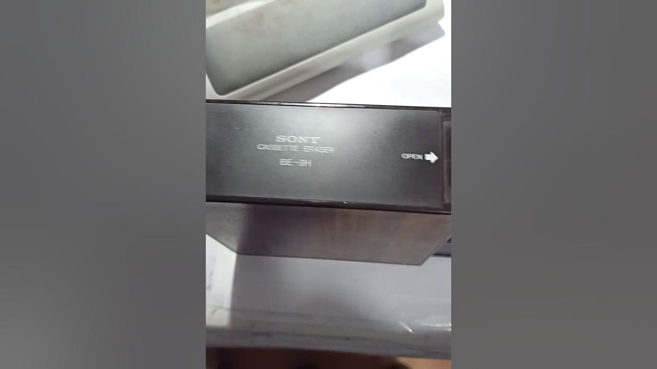 Sony BE9H Cassette Eraser YouTube