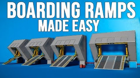 Modular BOARDING RAMPS Made Easy !!! - Space Engineers