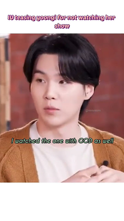 Yoongi & IU being besties in palette 🥰 #bts #btsarmy #yoongi #agustd #suga #IU #peoplept2