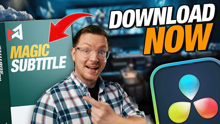 FREE Ai Generated Subtitles in the FREE Version of DaVinci Resolve - Magic Subtitles Lite