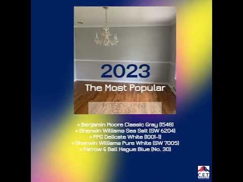 The Most Popular Interior Paints Colors For 2023 - YouTube