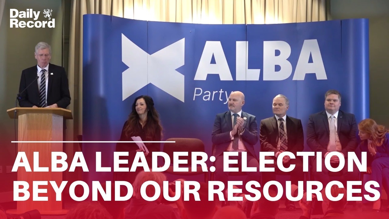 Alba leader warns party may not fight Holyrood election due to financial 'crisis'