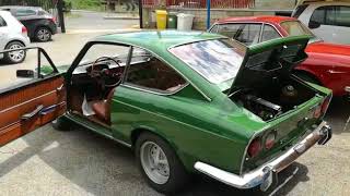 Fiat 850 Sport vert anglais - Jantes Fergat