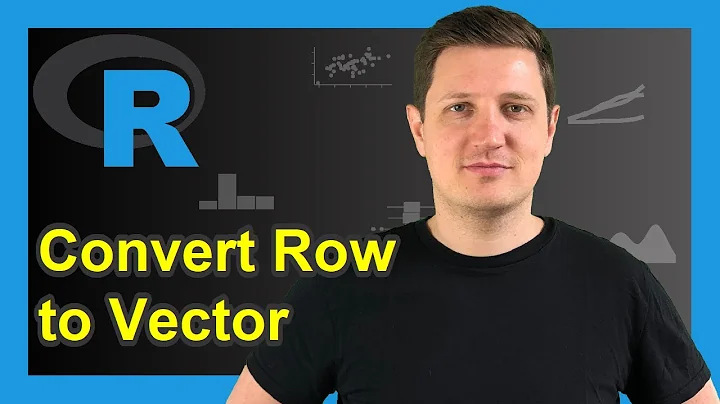R Convert Data Frame Row to Vector (Example) | Extract Row as Array | Subset & as.numeric Function