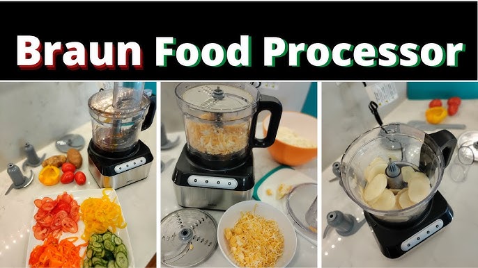  Braun Pureease Food Processor Fp 3132 Bk: Home & Kitchen