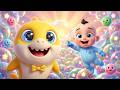 Aventura de Bebé Tiburón en el Mundo de Burbujas 🦈🧼 Canciones Infantiles y Rimas para Niños y Bebés