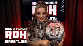#ROH Women's Pure Champion Deonna Purrazzo welcomes the challenge! | ROH TV 2/26/26