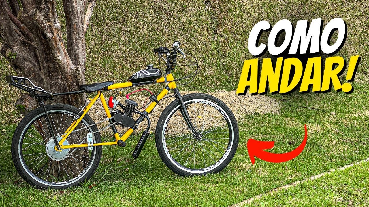 COMO ANDAR DE BIKE MOTORIZADA!