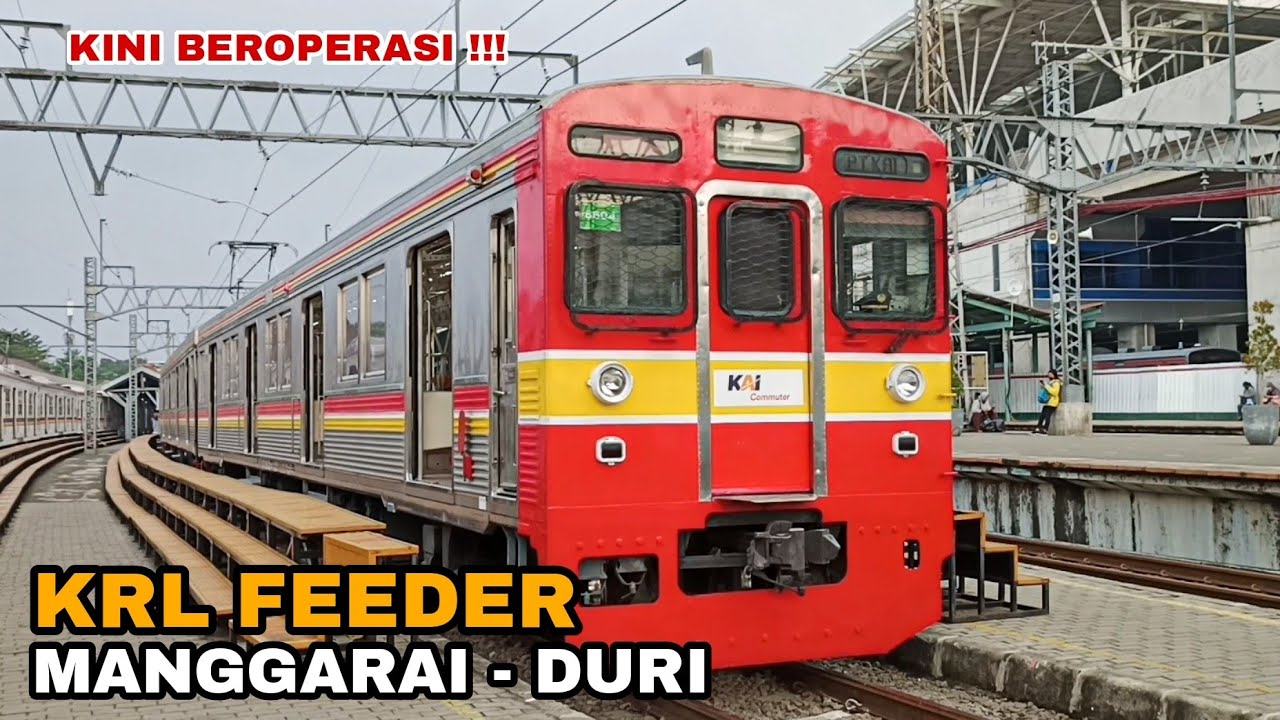 NYOBAIN KRL Feeder Dari Manggarai Ke Duri | FULL TRIP