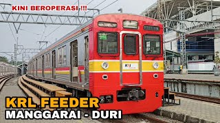 TRYING THE KRL Feeder From Manggarai to Duri | FULL TRIP