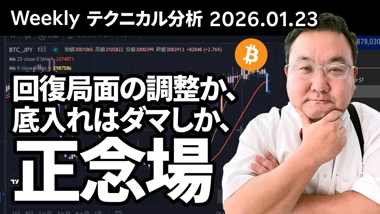 マトリックス法によるテクニカル分析（2026/1/23）回復局面の調整か、底入れはダマしか、正念場。