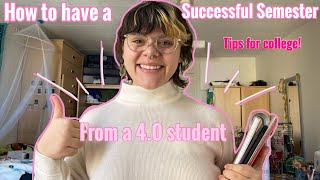 Tips to Have a Successful College Semester (Pace University)