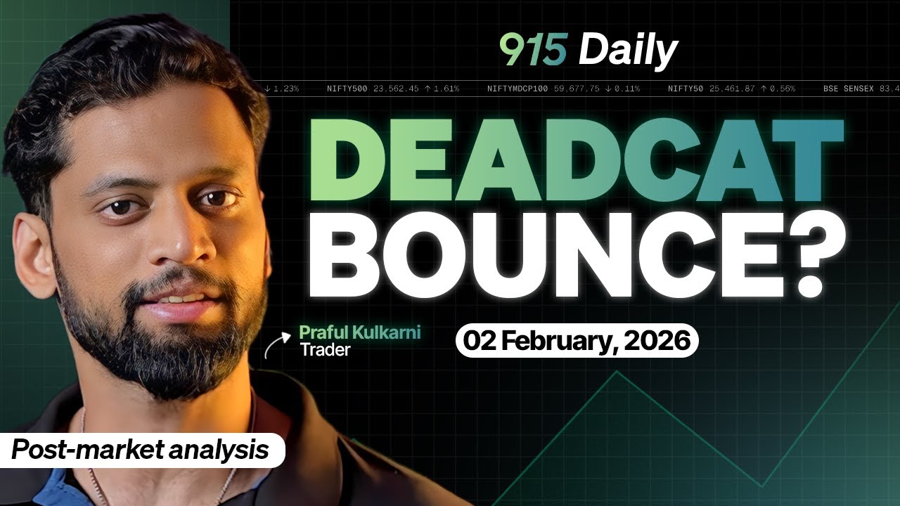 Post-Market Analysis - 02 Feb | Nifty & Sensex Analysis | 915Daily | Praful Kulkarni