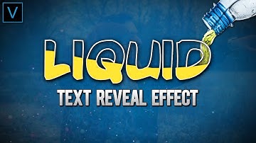 Vegas Pro 16: How To Make A Liquid Text Reveal Effect - Tutorial #426