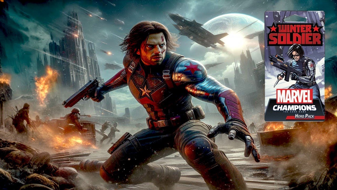 Winter Soldier | Marvel Champions: Winter Soldier Hero Expansion Unboxing Card Game