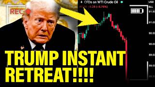Trump INSTANTLY RETREATS as he CRASHES MARKETS!!