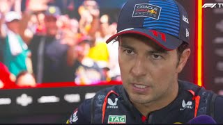 Sergio Perez's Post Qualifying interview | Signapore GP 2024