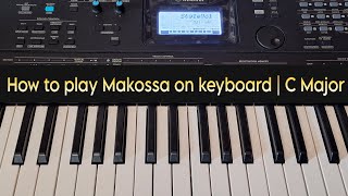 How to play Makossa on keyboard | C Major