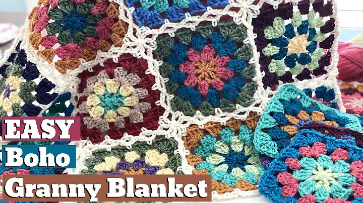 Create a Stunning Granny Square Blanket with a Perfect Stash Buster Project!