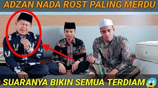 BELAJAR ADZAN MERDU ROST  NAFAS PENDEK & NADA RENDAH BERSAMA QORI JAMBI Mudah Dipelajari 2022