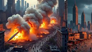 🔴 TERJADI MALAM INI ~ Serangan Dahsyat Iran \u0026 Irak bombardir Israel \u0026 Pangkalan AS ditimur tangah
